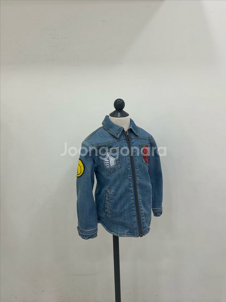 스텔라 맥카트니 키즈 기모 청자켓--1
