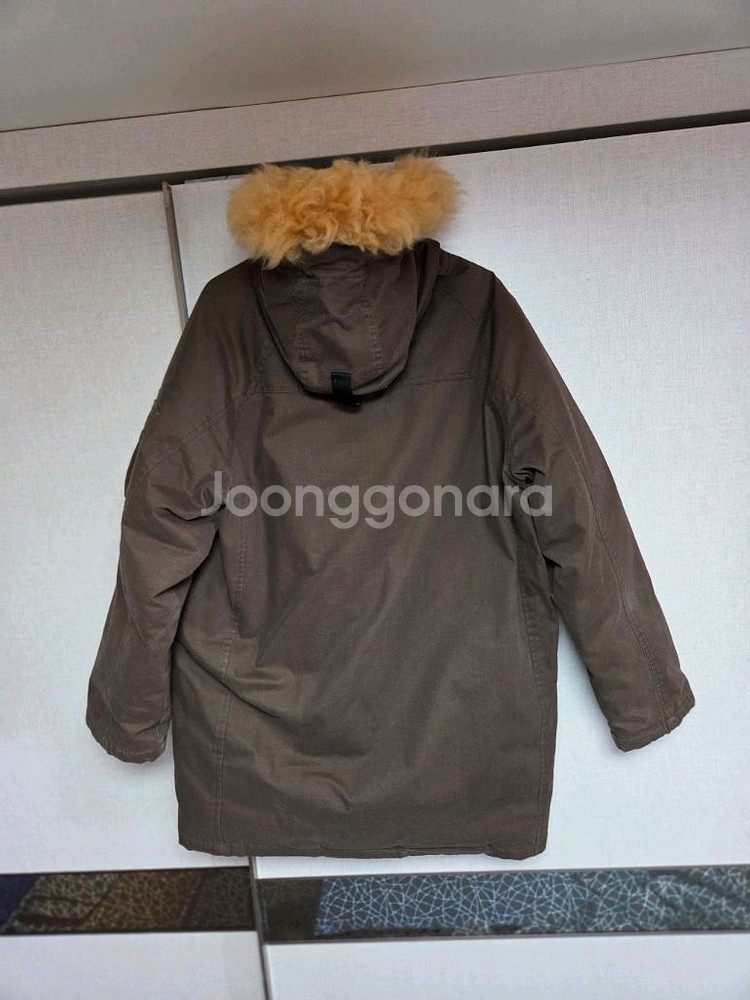 리트머스 양털퍼 후드패딩100~105--2