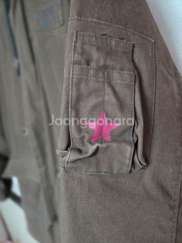 리트머스 양털퍼 후드패딩100~105--5