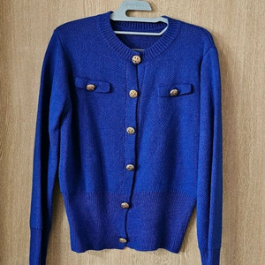 블루금장 가디건 새상품