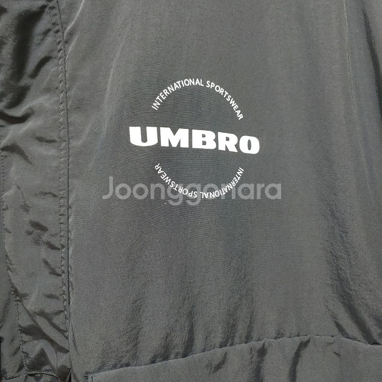 엄브로 쿨터치카고포켓아노락 바람막이 블랙 110(2XL--3