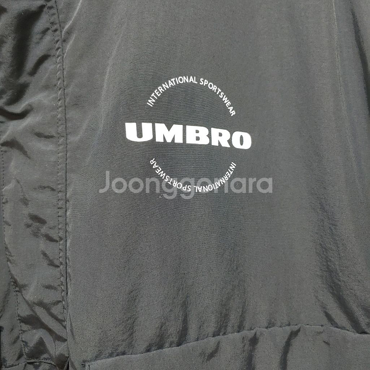 엄브로 쿨터치카고포켓아노락 바람막이 블랙 110(2XL--11