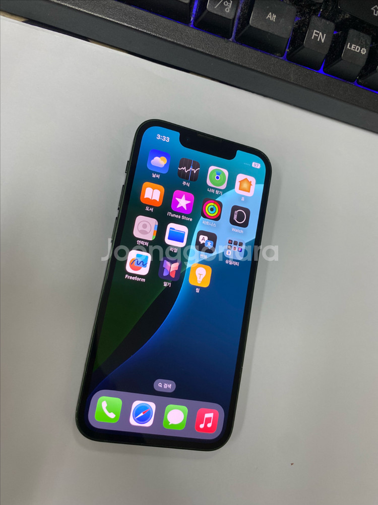 아이폰13미니 그린 A급 128GB 무잔상 메인폰--1
