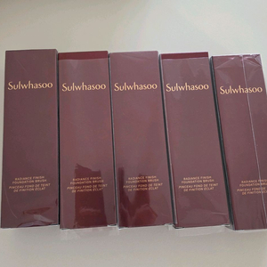 설화수 레디언스 피니쉬 파운데이션 브러쉬 5P일괄