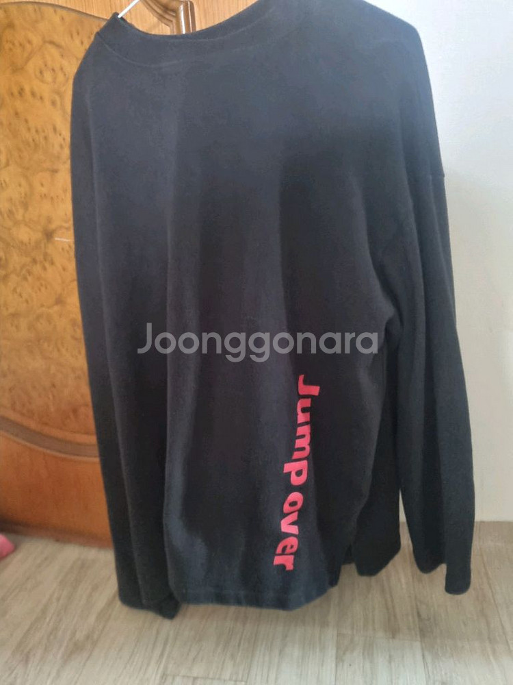 특가)5nL검정롱슬리브티셔츠. L/XL--0