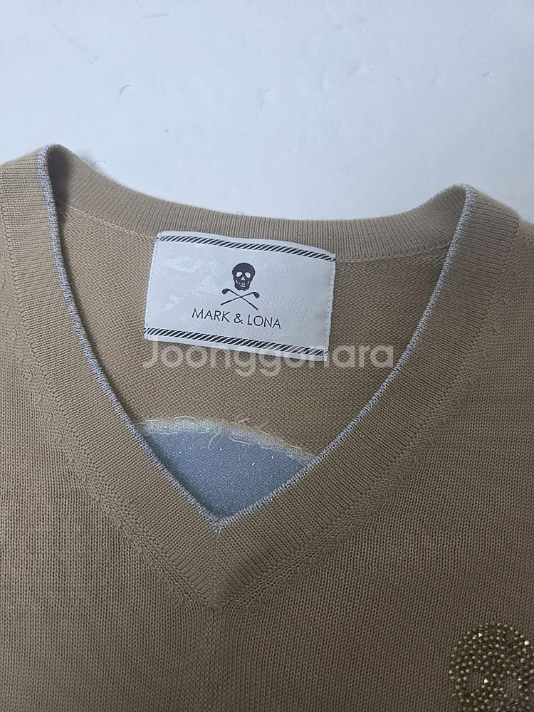 마크앤로나 여성 골프 니트티 진아이보리(S)--3