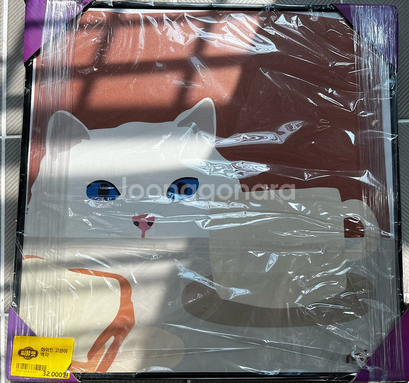 씨유펫 고양이 액자 (40*40cm)--0