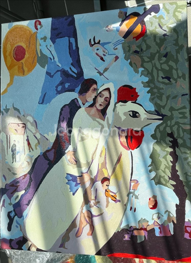 명화그리기 완성품 그림 (50*40cm) (2)--5