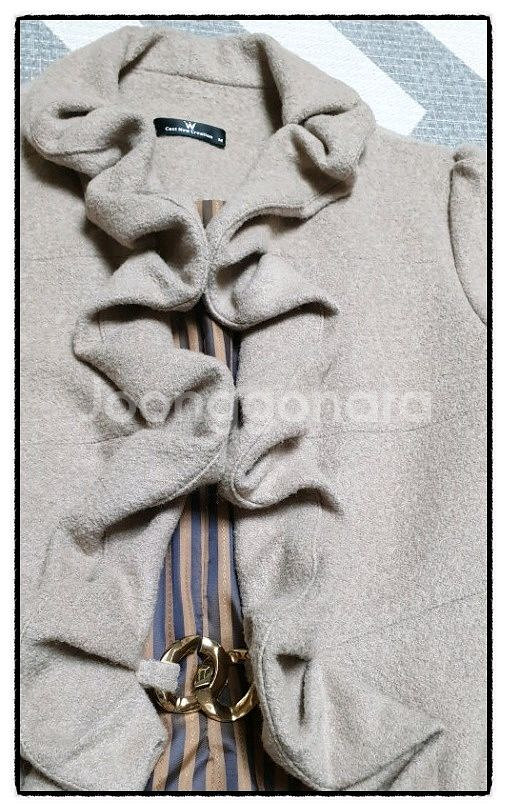 여성 모직 자켓 아이보리 [66]--5