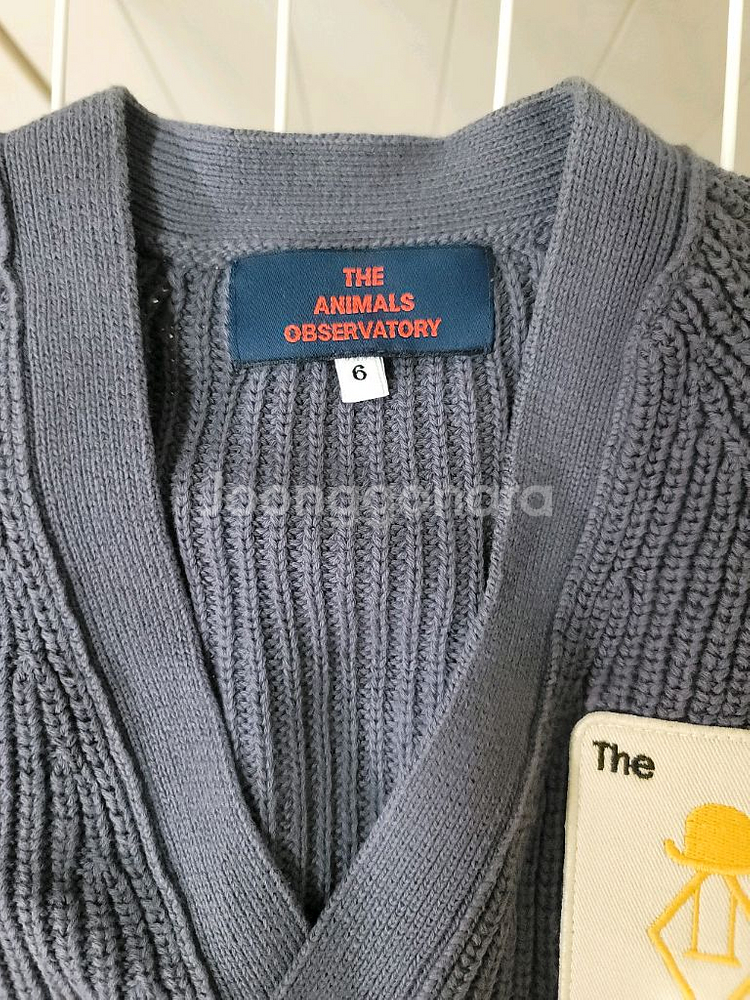 타오 6 패치가디건 애쉬블루그레이--2