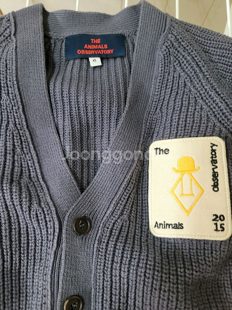 타오 6 패치가디건 애쉬블루그레이--8