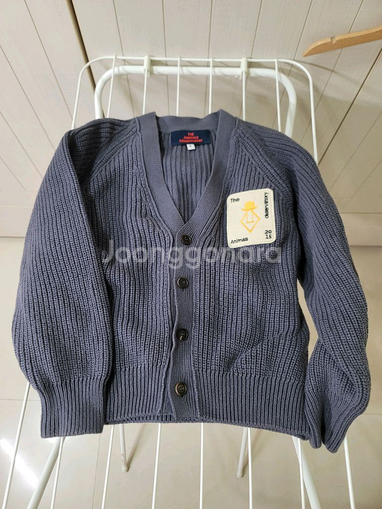 타오 6 패치가디건 애쉬블루그레이--7