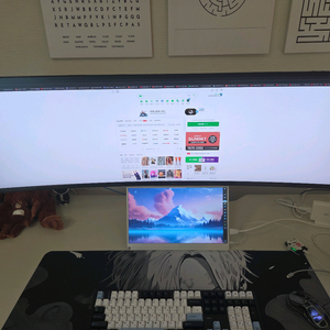 LG울트라와이드 모니터 32:9 5K 49u950aw