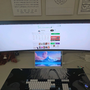 LG울트라와이드 모니터 32:9 5K 49u950aw