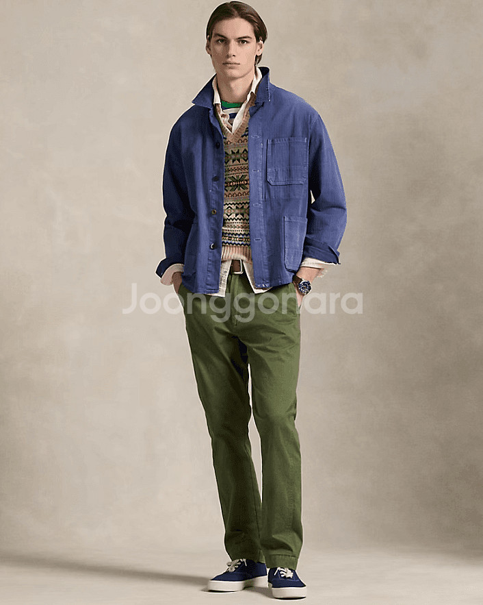 폴로 샐린저 치노 팬츠 / 올리브 / 32*32--0