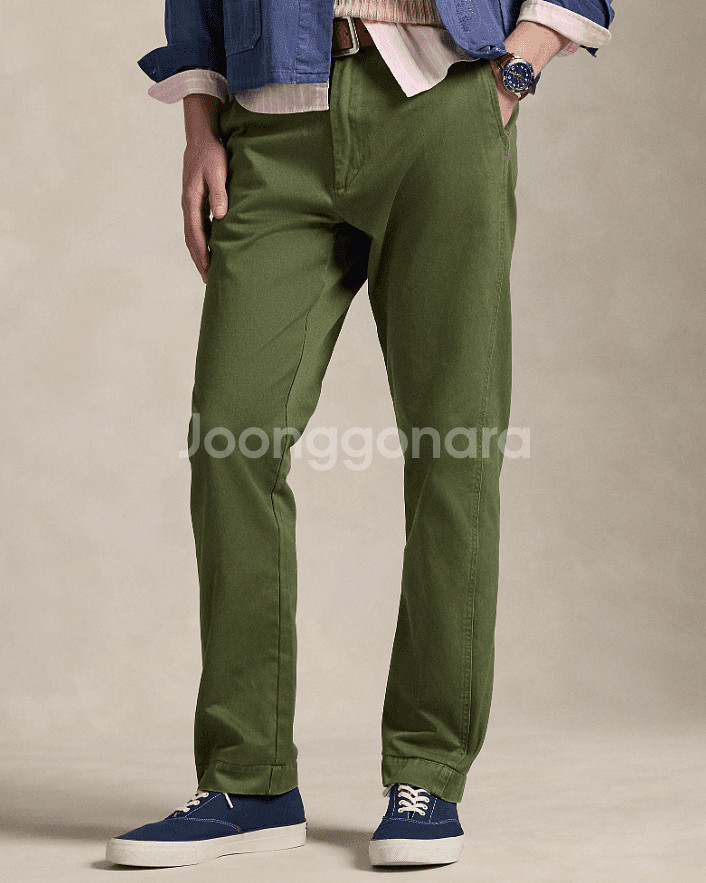 폴로 샐린저 치노 팬츠 / 올리브 / 32*32--2