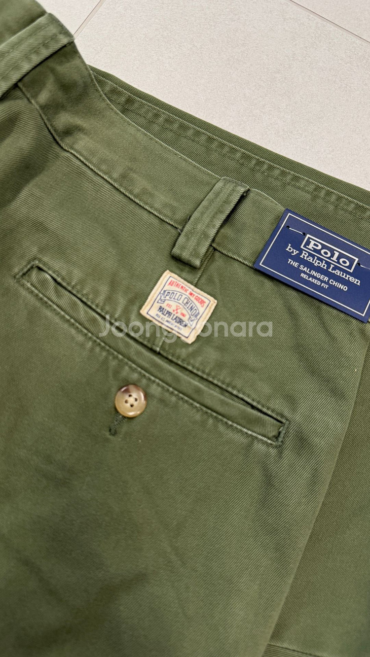 폴로 샐린저 치노 팬츠 / 올리브 / 32*32--7