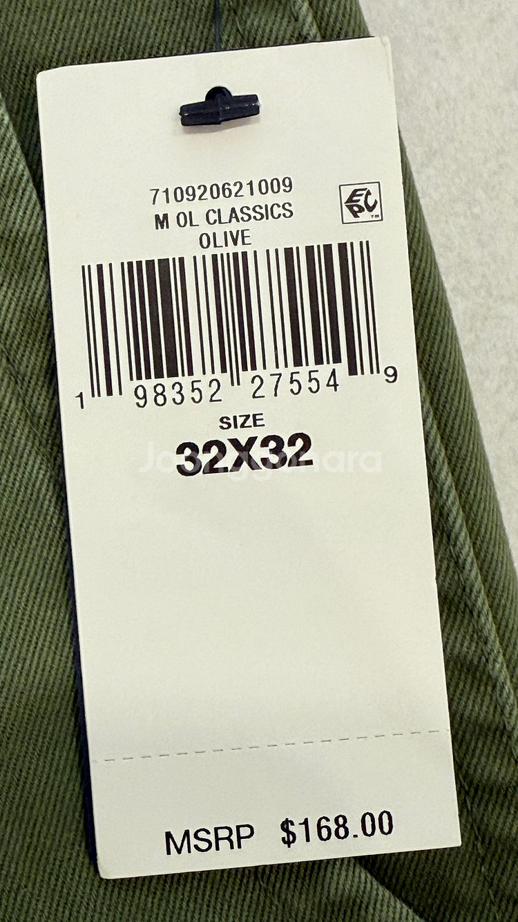 폴로 샐린저 치노 팬츠 / 올리브 / 32*32--9