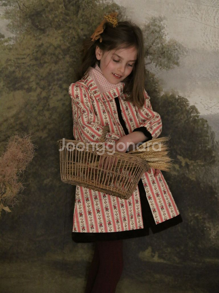 (새상품, 정품) 봉주르 다이어리 양면 코트 8y--3