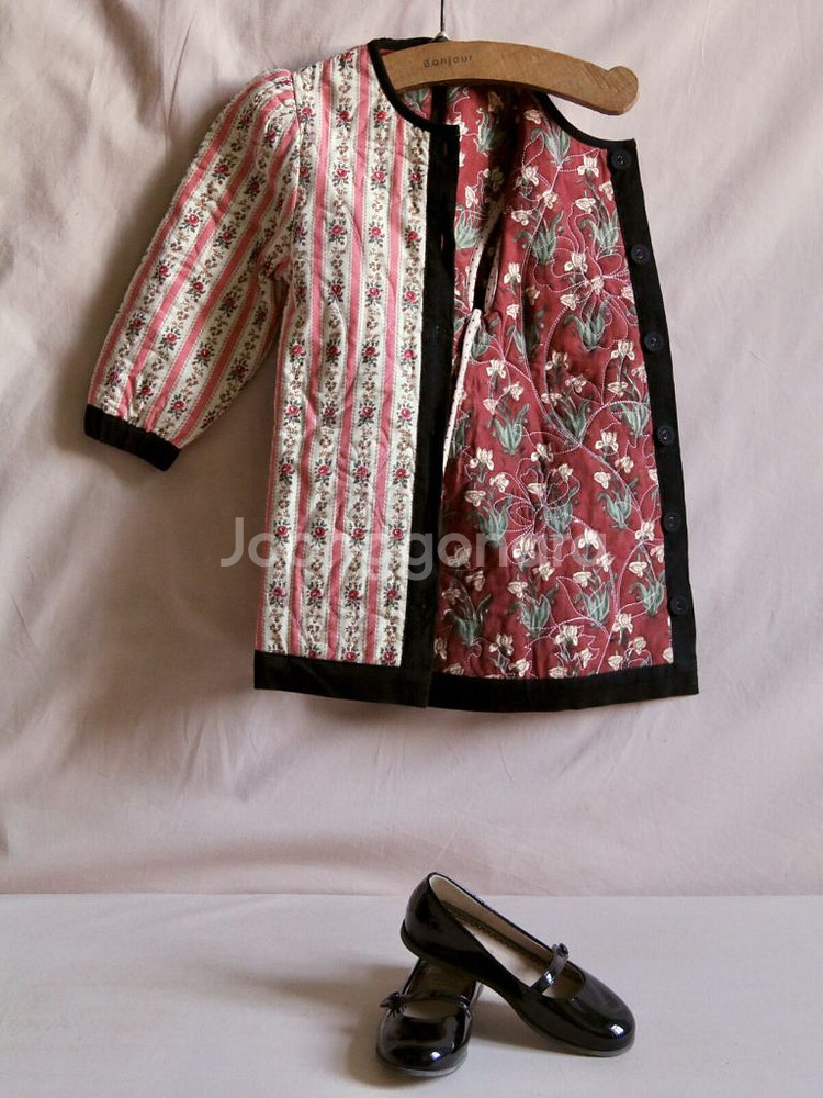 (새상품, 정품) 봉주르 다이어리 양면 코트 8y--2