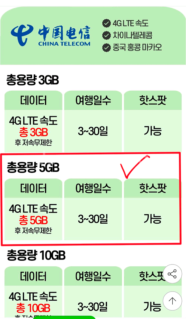 새상품 양도-이심(eSim) 중국홍콩마카오 사용가능--0