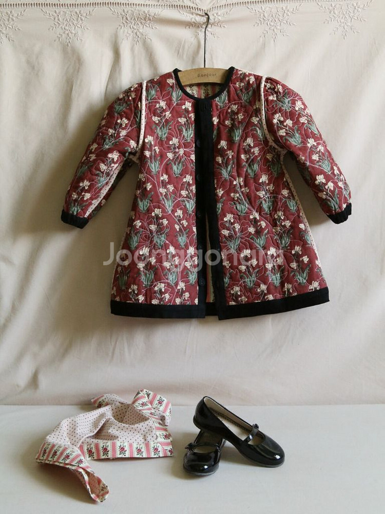 (새상품, 정품) 봉주르 다이어리 양면 코트 8y--6