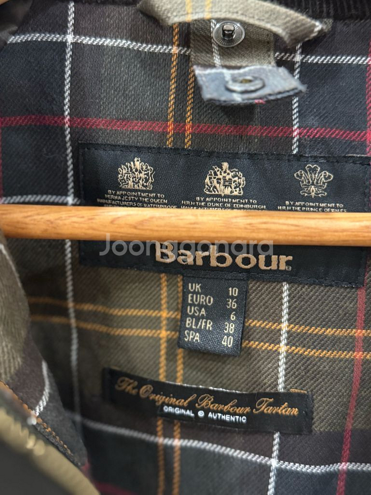 Barbour 바버 비드넬 왁스자켓 새상품급 eu36--7
