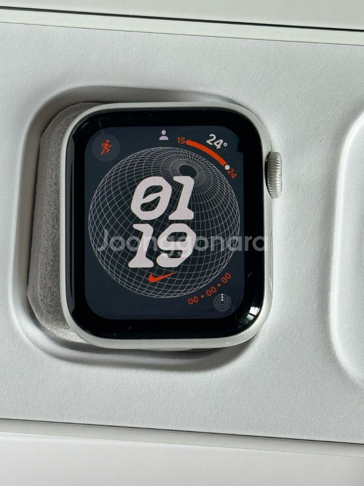 애플워치5 GPS 알루미늄 실버 40mm--1