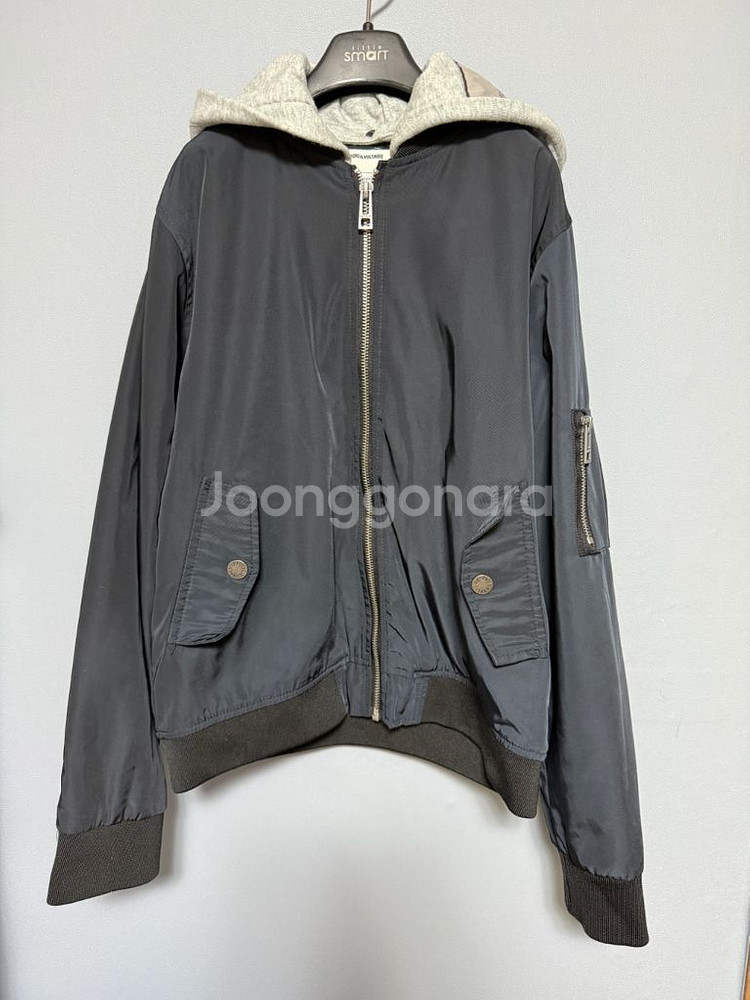 쟈딕앤볼테르 키즈 후드 봄버자켓 12Y 아동잠바--0