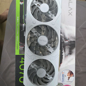 갤럭시 RTX4070 화이트 3팬 판매합니다