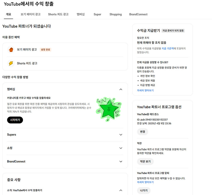 1.1천명 수익 활성화 미국 시청자층 유튜브 채널--2