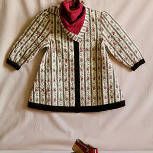 (새상품, 정품) 봉주르 다이어리 드레스 코트 12y