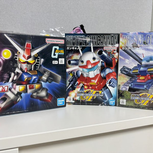 반다이 SD 건담 BB 전사 V작전 3종