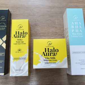 오투에니원 아이크림, 선크림, 토너, 화이트닝 크림