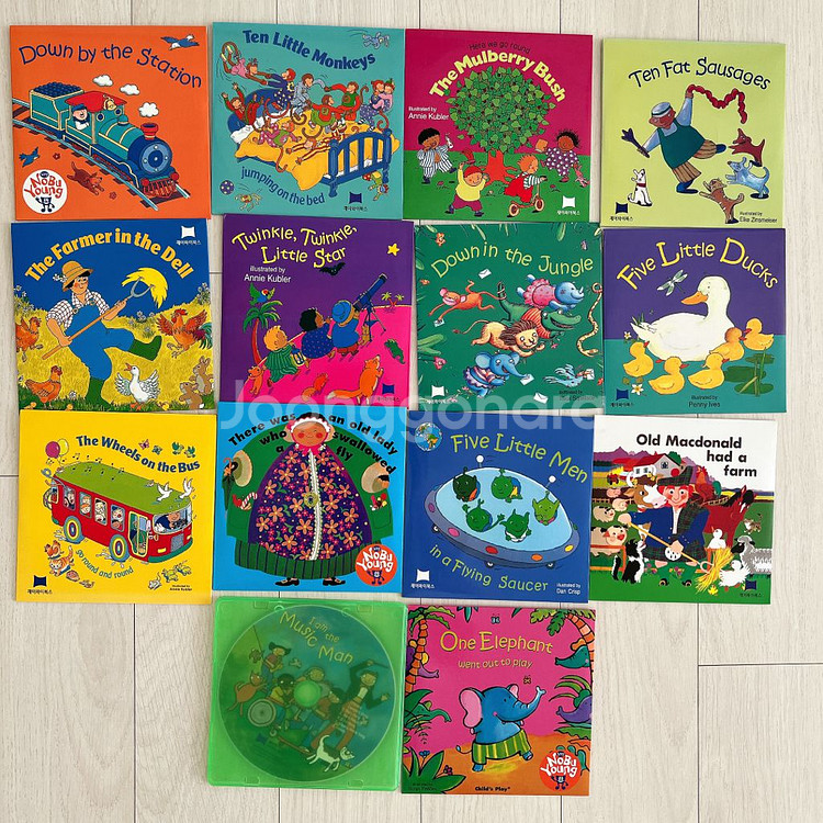 노부영 마더구스 14종 CD만 (책 제외)--0