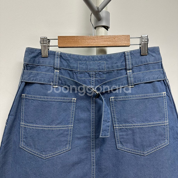 마가렛호웰 디테일 데님 스커트--4