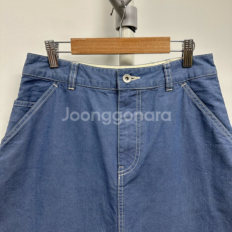 마가렛호웰 디테일 데님 스커트--1