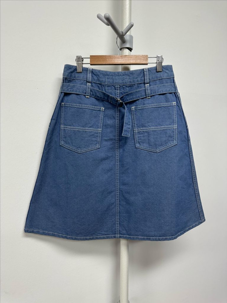 마가렛호웰 디테일 데님 스커트--3