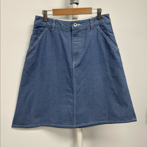 마가렛호웰 디테일 데님 스커트