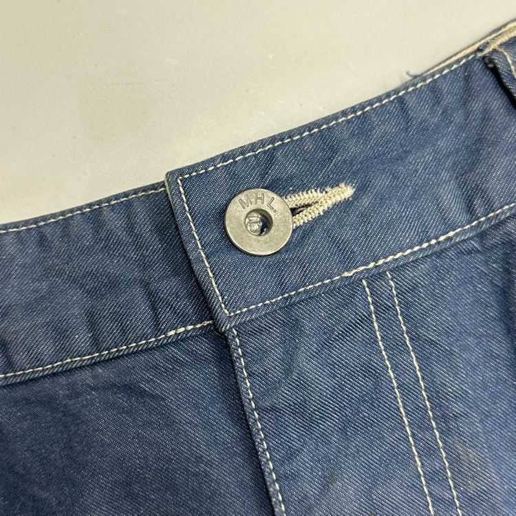 마가렛호웰 디테일 데님 스커트--5