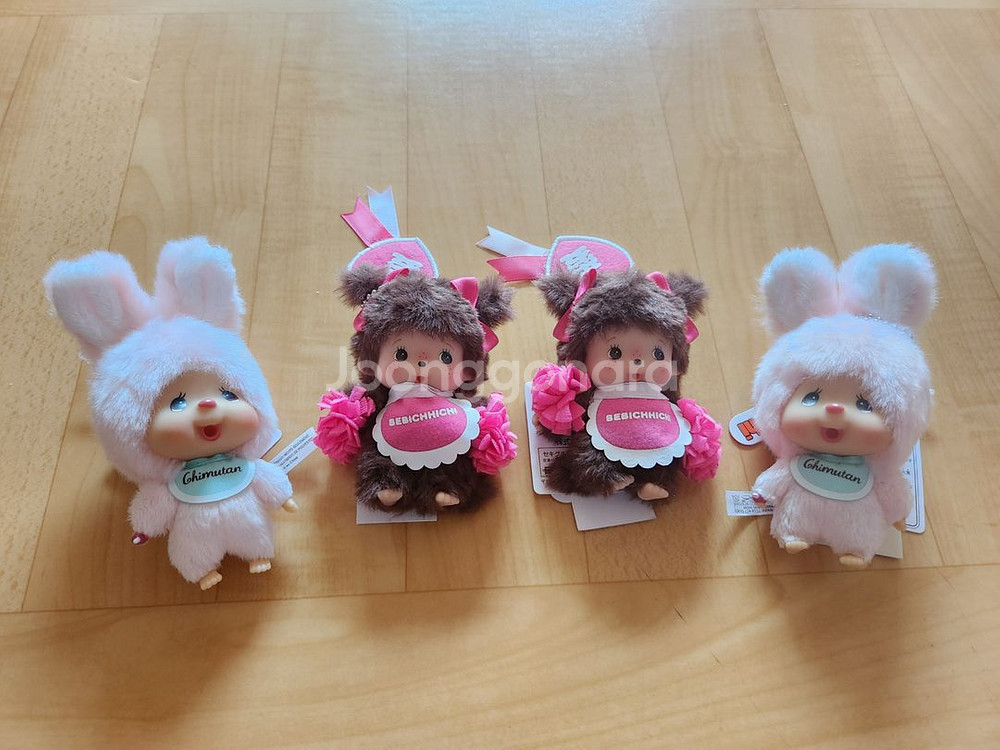 몬치치 치무탄 빅헤드, 베비치치 키링 2종 새제품--1