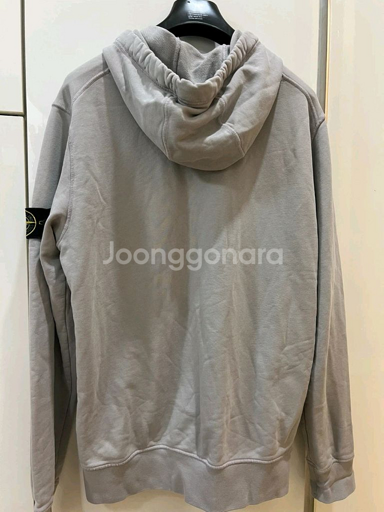 스톤아일랜드 라이트그레이 후드집업 L--1