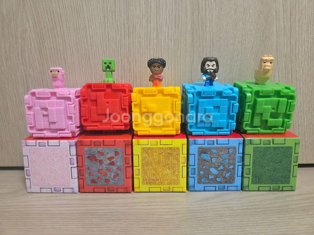 맥도날드 해피밀 마인크래프트 무비 풀세트 10종--3