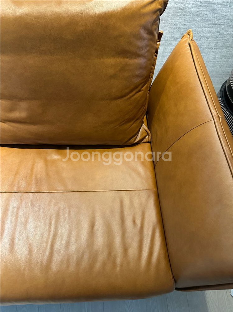 시스디자인 덴버쇼파 4인쇼파 이태리천연면피가죽--1