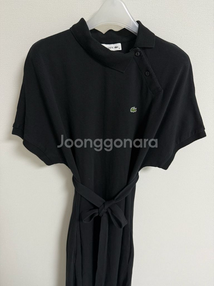 라코스테 사선 카라 원피스--0