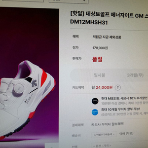 데상트골프화볼넓은270미리