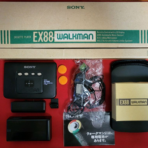 소니워크맨 WM-EX88 민트급 박스풀셋 정상작동품