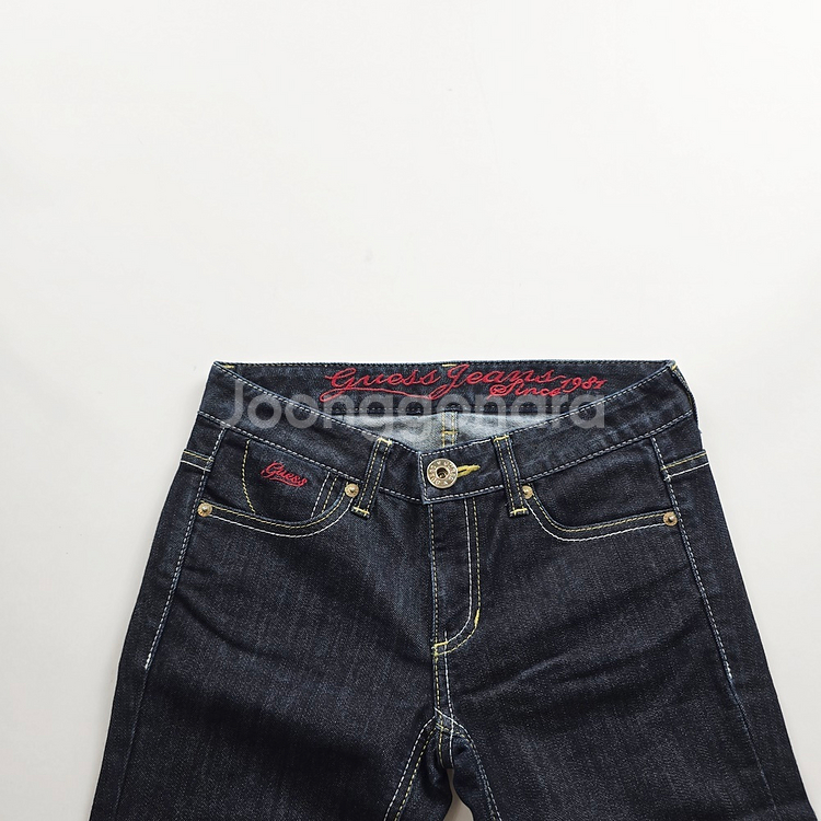 게스 청바지 진청 스판 데님 사이즈25 R2254--3