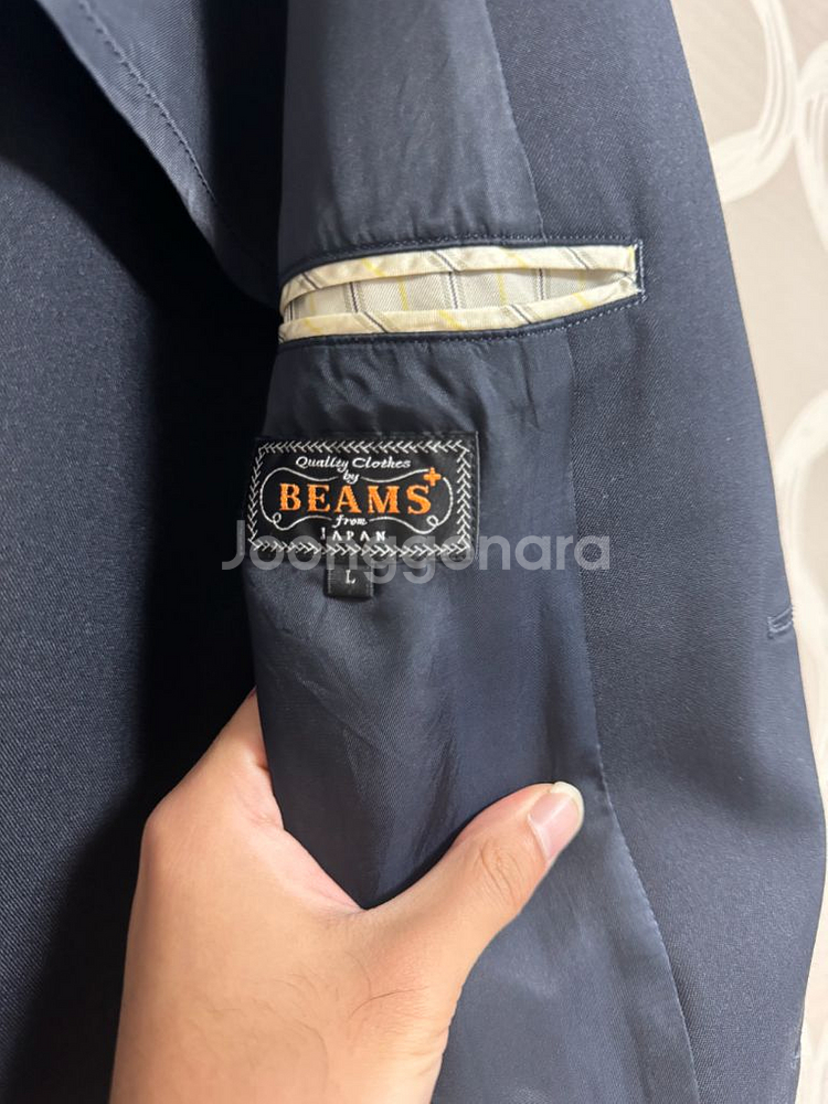 빔즈플러스 금장 자켓 L--2