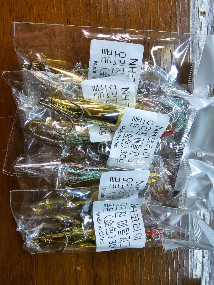 NH 코리아 에깅 메탈지그 뼈삼몰 메탈지그 19개 이미지